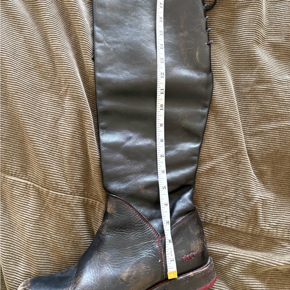 Black Leather BedStu Women’s Boots - Picture 4 of 6